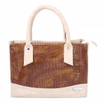 Beau Design Stylish Cobra Print Brown & Cream Imported PU Leather Handbag For Women's/Ladies/Girls Beau Design Stylish Cobra Print Brown & Cream Imported PU Leather Handbag For Women's/Ladies/Girls